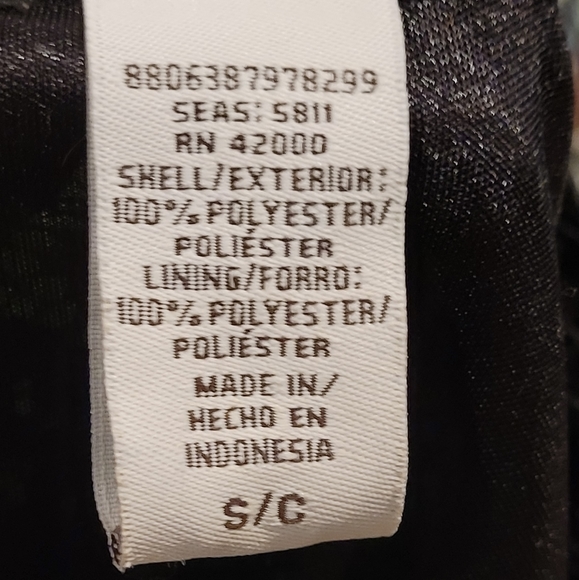 Jaclyn Smith black lace button down. - Picture 3 of 7